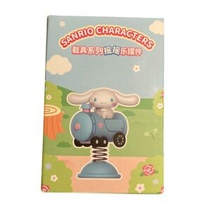 Hollybox x Sanrio Characters Spring Shake Cinnamon Roll In a Train Toy Figure
